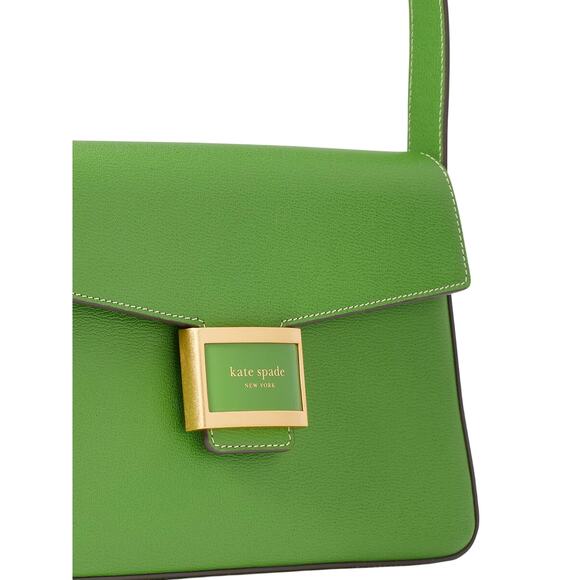 Kate Spade New York Katy Medium Textured Shoulder Bag KS Green K8971 NWT - Picture 6 of 8